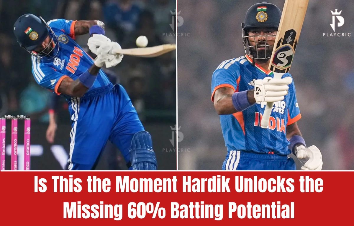 Hardik admits 40% batting potential used and plans to unlock remaining 60%