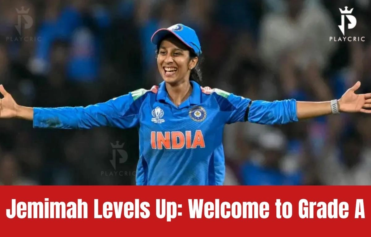 Jemimah Gets an Upgrade: Rodrigues celebrates moving to Grade A in Indian cricket